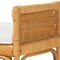 Baxton Studio Nairi Modern Bohemian Natural Brown Rattan Bench 233-13163-ZORO - alternate 7